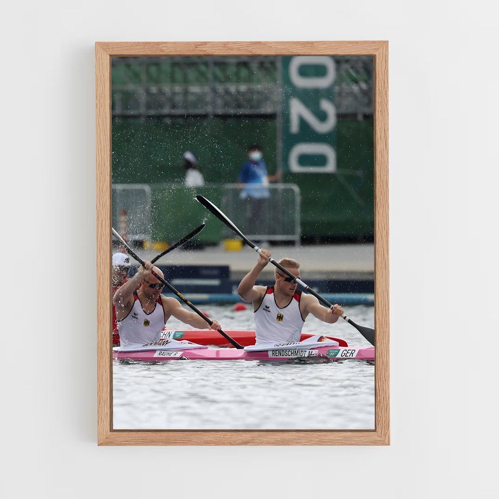 Poster Rivières de Compétition – affiche Canoë-kayak (vue 4)